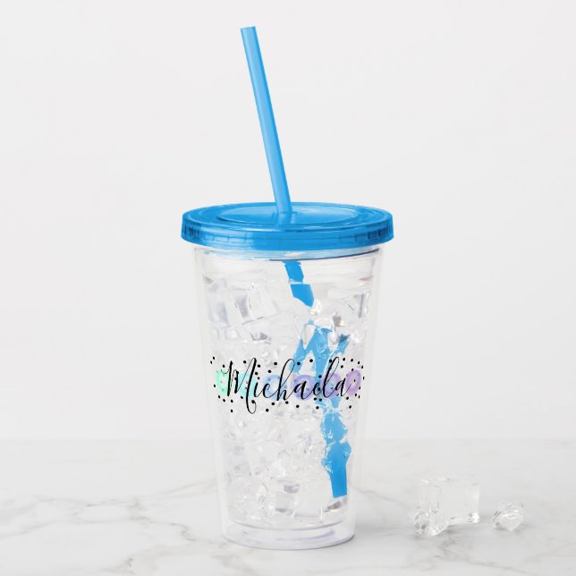 Vaso Acrílico Funfetti color agua (Anverso (hielo))