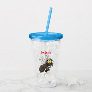 Vaso Acrílico Funny personalizado de insectos de herradura