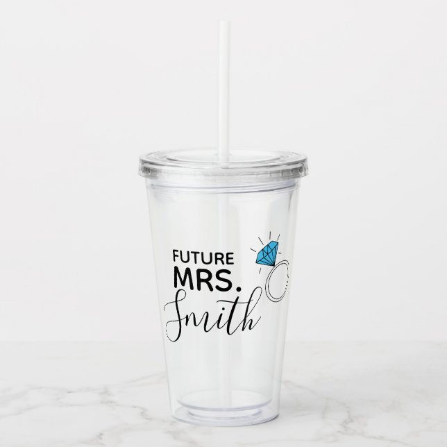 Vaso Acrílico Futuro personalizado (Anverso)