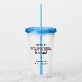 Vaso Acrílico Futuro personalizado al terapeuta ocupacional cont