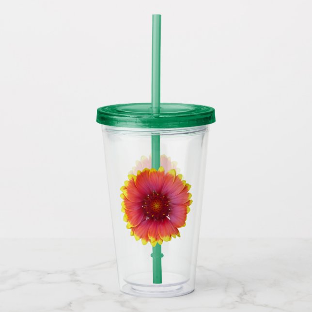 Vaso Acrílico Gaillardia 1 (Anverso)