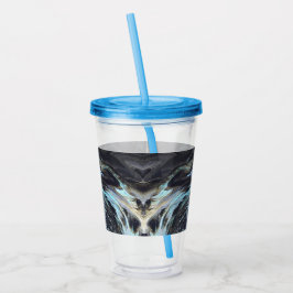 Vaso Acrílico Galaxy Acrylic Pour Tumbler