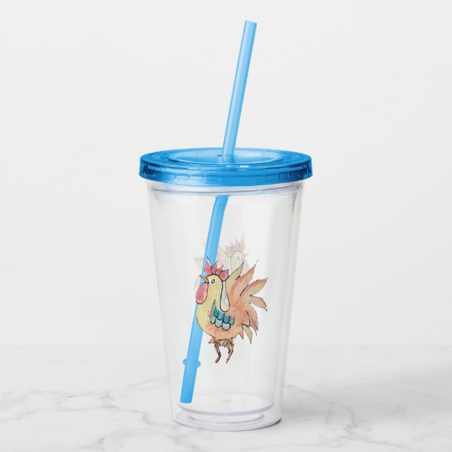 Vaso Acrílico Gallo (Reverso)