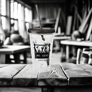 Vaso Acrílico Garaje personalizado