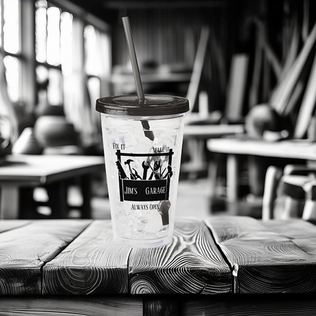 Vaso Acrílico Garaje personalizado (Subido por el creador)