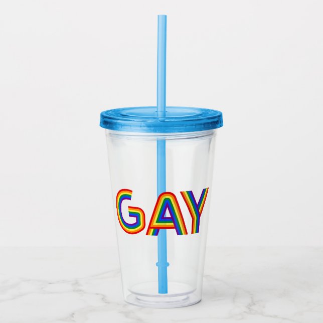 VASO ACRÍLICO GAY (Anverso)