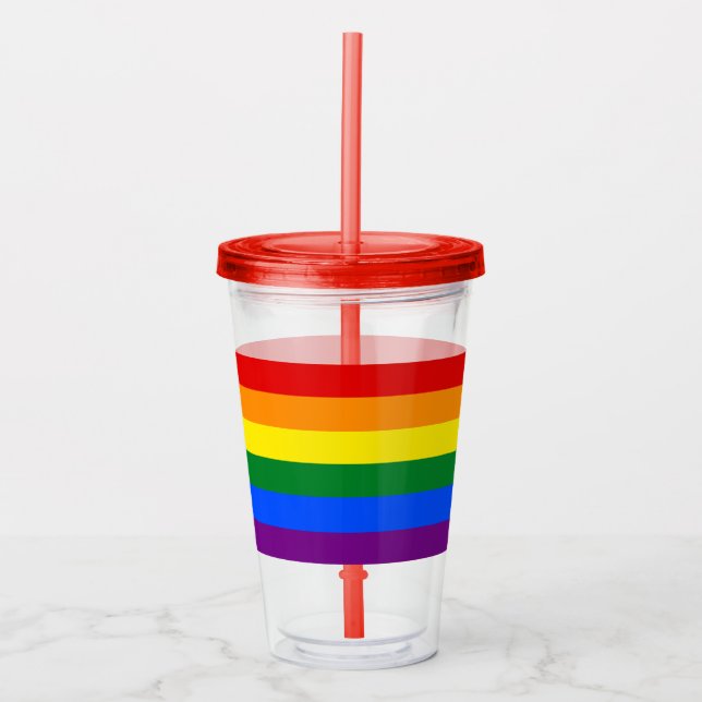 Vaso Acrílico Gay (Anverso)