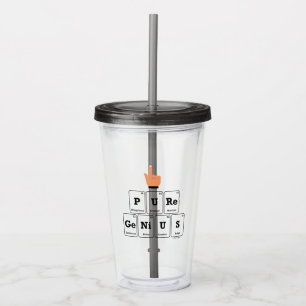 Vaso Acrílico Genio puro