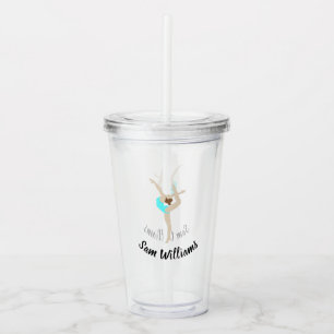 Vaso Acrílico Gimnasia femenina