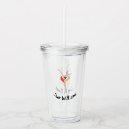 Vaso Acrílico Gimnasia femenina