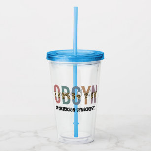 Vaso Acrílico Ginecólogo Obstetricista Obstetricista Personaliza