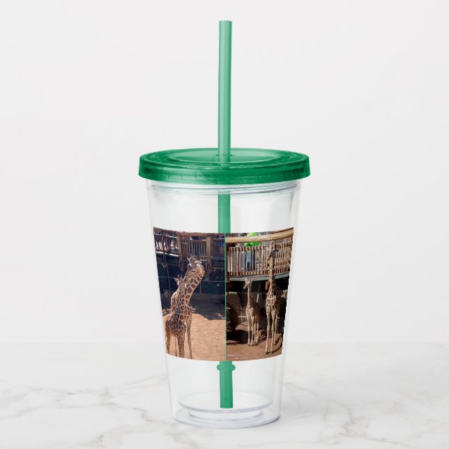 Vaso Acrílico Giraffe Tumbler (Anverso)