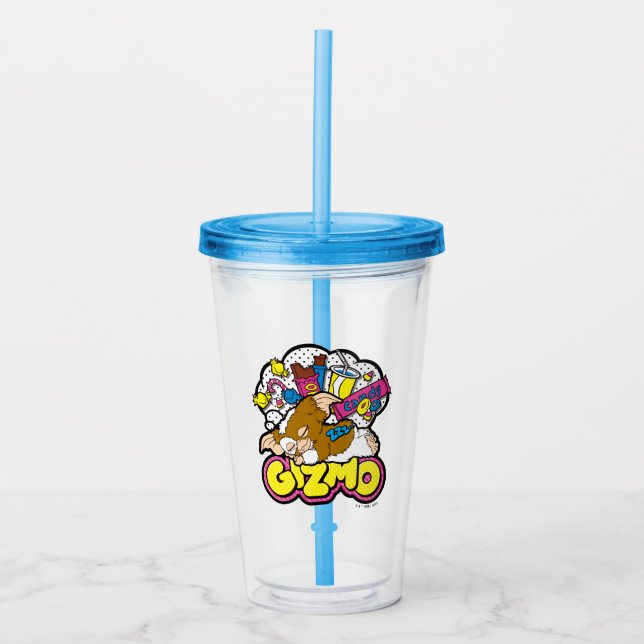 Vaso Acrílico Gizmo | Soñando con los dulces (Anverso)