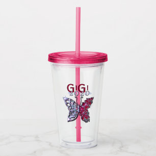 Vaso Acrílico Gloriosa mariposa GIGI 2020