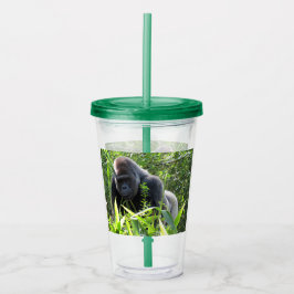 Vaso Acrílico Gorila de Silverback - Tumbler acrílico