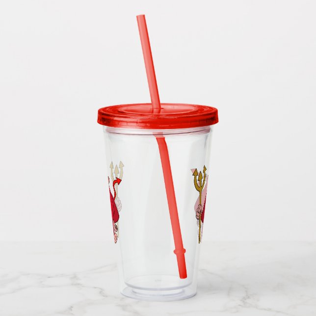 Vaso Acrílico Gorila del diablo (Izquierda)
