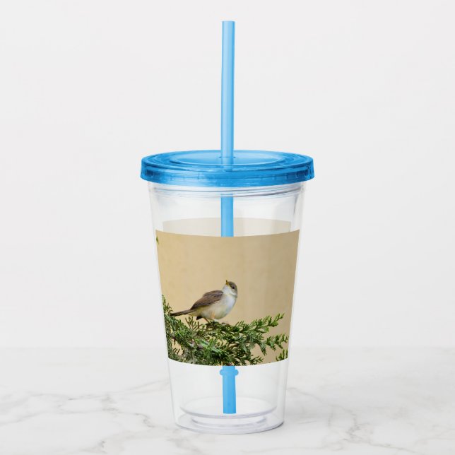 Vaso Acrílico Gorrión   (Anverso)
