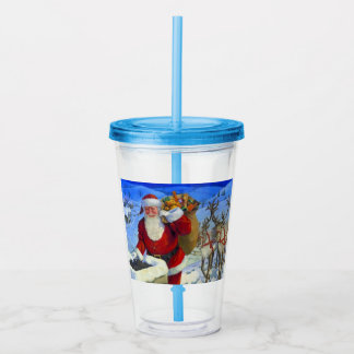 Vaso Acrílico Gourde de Noël