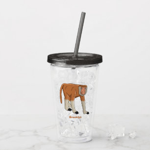 Vaso Acrílico Gracioso proboscito personalizado ilustracion