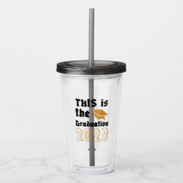 Vaso Acrílico Graduación