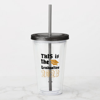 Vaso Acrílico Graduación