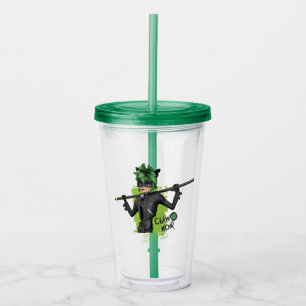 Vaso Acrílico Gráfica de carácter de negrita milagrosa para volv