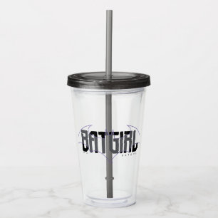Vaso Acrílico Gráfica de nombre de alta tecnología de Batgirl