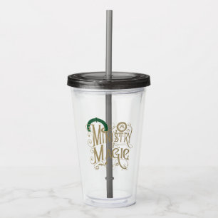 Vaso Acrílico Gráfica vintage del MINISTERIO DE MAGIA™