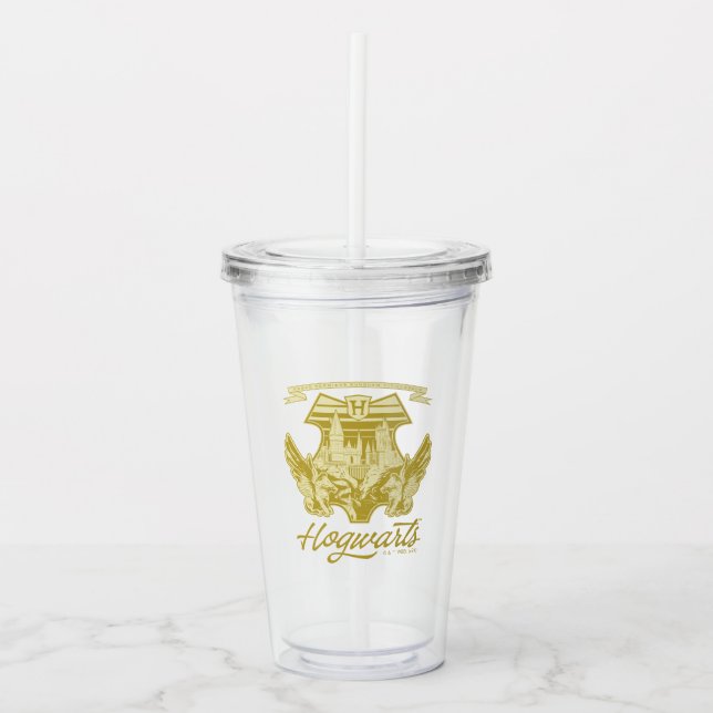 Vaso Acrílico Gráfico de Escudo alado HOGWARTS™ (Anverso)
