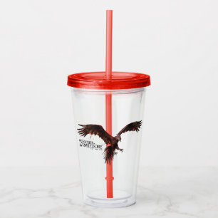 Vaso Acrílico Gráfico de Fénix Flying