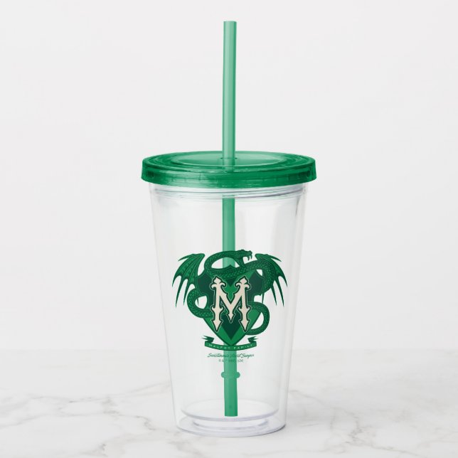 Vaso Acrílico Gráfico de reposo de familia Malfoy (Anverso)