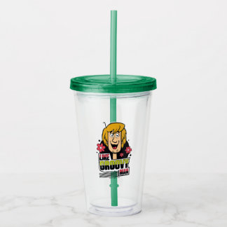 Vaso Acrílico Gráfico impactante "Como hombre groovy"