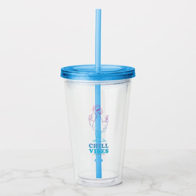 Vaso Acrílico Gran Bird | Chill Vibes (Anverso)