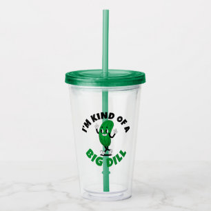 Vaso Acrílico Gran chiste de pepino en vinagre