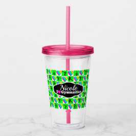 VASO ACRÍLICO GRAN DISEÑO GIMNASIO