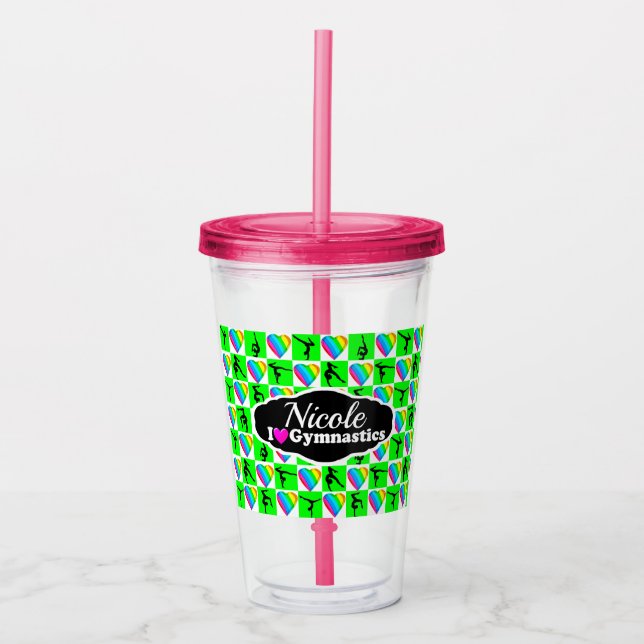 VASO ACRÍLICO GRAN DISEÑO GIMNASIO (Anverso)