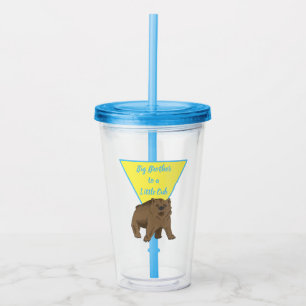 Vaso Acrílico Gran Hermano Grizzly Bear Cub