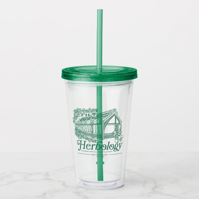 Vaso Acrílico Greenhouse herbológico HOGWARTS™ (Anverso)