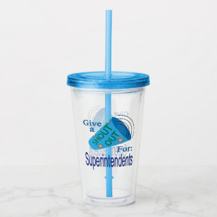 Vaso Acrílico Gritos a los superintendentes