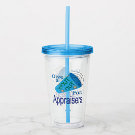 Vaso Acrílico Gritos para los aprobadores