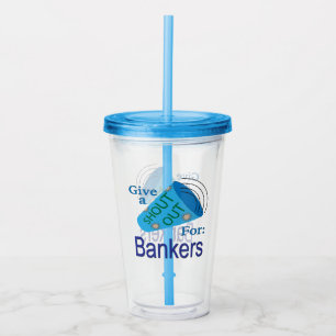 Vaso Acrílico Gritos para los banqueros