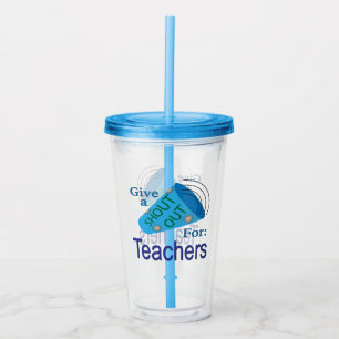Vaso Acrílico Gritos para los profesores