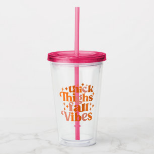 Vaso Acrílico Gruesos Gruesos Caen Vibes