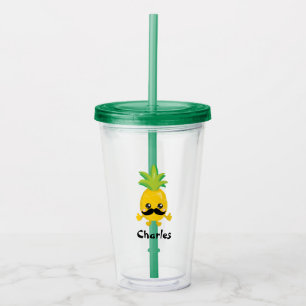 Vaso Acrílico Guay Mustache