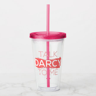 Vaso Acrílico Hable Darcy Conmigo