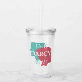 Vaso Acrílico Hable Darcy Conmigo IV