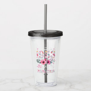 Vaso Acrílico Hace 70 Años Hecho En 1953 Regalo De Cumpleaños De