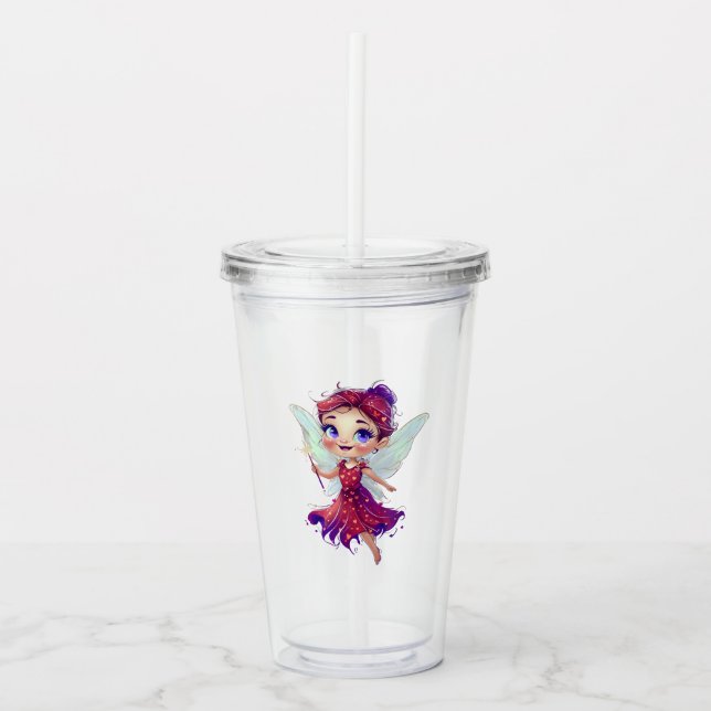 Vaso Acrílico Hada (Anverso)