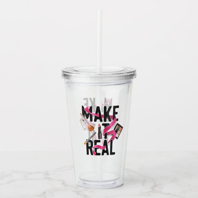 Vaso Acrílico Hágalo real (Anverso)