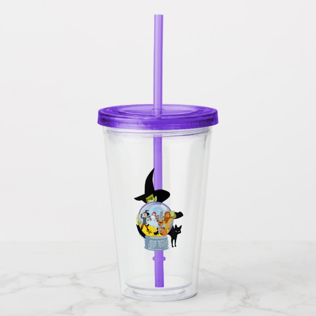 Vaso Acrílico Halloween de la bruja malvada Crystal Ball (Anverso)